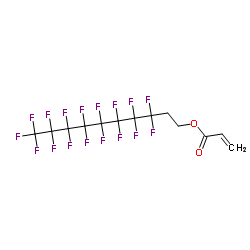 1H,1H,2H,2H-全氟癸基丙烯酸酯结构式