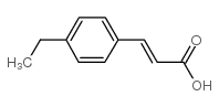 3-(4-乙基苯基)丙烯酸结构式