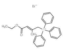 (3-Ethoxycarbonyl-2-methylallyl)triphenylphosphonium Bromide结构式