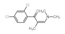 2-[(二甲基氨基)亚甲基]-3-氧代-3-(2,4-二氯苯基)丙烷结构式