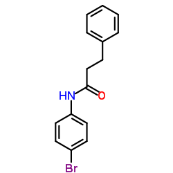 N-(4-溴苯基)-3-苯基丙酰氨结构式