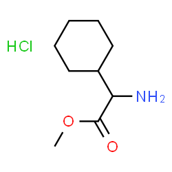 Methyl amino(cyclohexyl)acetate hydrochloride (1:1) Structure