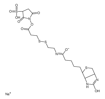 Sulfo-NHS-SS-Biotin sodium Structure