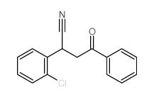 2-(2-chlorophenyl)-4-oxo-4-phenyl-butanenitrile结构式