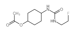 Urea,N-[4-(acetyloxy)cyclohexyl]-N'-(2-fluoroethyl)- Structure