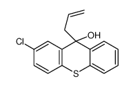 2-chloro-9-prop-2-enylthioxanthen-9-ol Structure