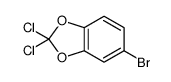 5-溴-2,2-二氯苯并[d][1,3]二氧杂环戊烯结构式