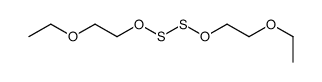 1-ethoxy-2-(2-ethoxyethoxydisulfanyl)oxyethane Structure