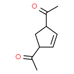 Ethanone, 1,1-(2-cyclopentene-1,4-diyl)bis- (9CI) structure