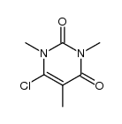 4-chloro-1,3,5-trimethylpyrimidine-2,6(1H,3H)-dione结构式