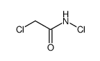 N-chloro-alpha-chloroacetamide结构式