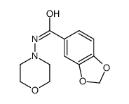 1,3-Benzodioxole-5-carboxamide,N-4-morpholinyl-(9CI)结构式
