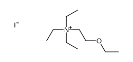 2-ethoxyethyl(triethyl)azanium,iodide Structure