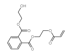 1,2-苯二甲酸-2-羟基乙基-2-[(2-丙烯酰基)氧基]乙基酯结构式
