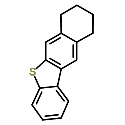 7,8,9,10-四氢苯并[b]萘并[2,3-d]噻吩结构式