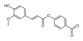 4-Nitrophenyl trans-ferulate结构式