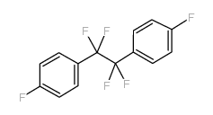1,2-二(4'-氟代苯基)-1,1,2,2,-四氟乙烷结构式