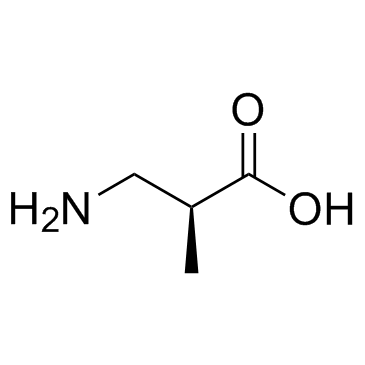 (S)-3-氨基-2-甲基丙酸结构式