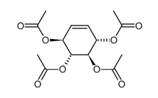 (+/-)-(1,3/2,4)-1,2,3,4-tetra-O-acetyl-5-cyclohexene-1,2,3,4-tetrol Structure