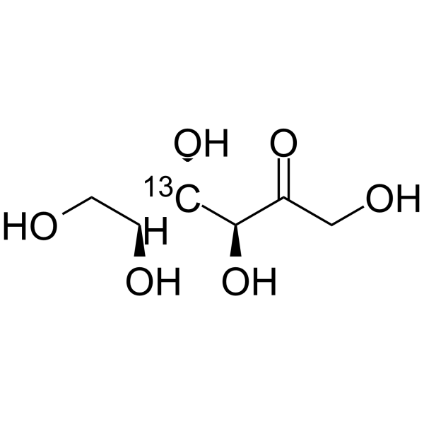 L-[4-13C]山梨糖结构式