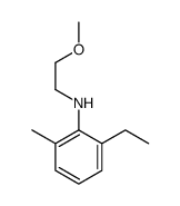 2-ethyl-N-(2-methoxyethyl)-6-methylaniline Structure