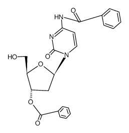 N4,3'-O-二苯甲酰基-2'-脱氧胞苷结构式