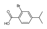 2-bromo-4-isopropylbenzoic acid Structure