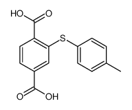 2-(4-methylphenyl)sulfanylterephthalic acid结构式