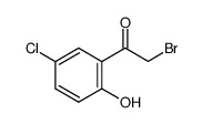 2-溴-1-(5-氯-2-羟基苯基)乙酮结构式