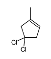 4,4-dichloro-1-methylcyclopentene Structure