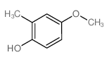 2-甲基-4-甲氧基苯酚结构式