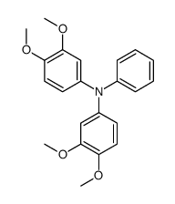 N-(3,4-dimethoxyphenyl)-3,4-dimethoxy-N-phenylaniline Structure