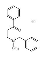 3-(苄基(甲基)氨基)-1-苯基丙酮盐酸盐结构式
