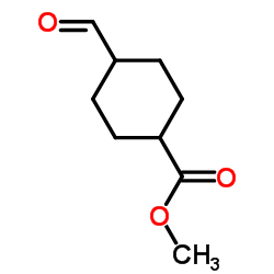 (1R,4R)-4-甲酰基环己烷羧酸甲酯结构式
