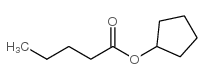 Pentanoic acid,cyclopentyl ester结构式