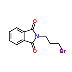 N-(3-溴丙基)邻苯二甲酰亚胺结构式