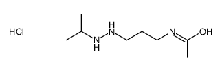 N-[3-(2-propan-2-ylhydrazinyl)propyl]acetamide,hydrochloride结构式