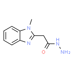 (1-METHYL-1H-BENZOIMIDAZOL-2-YL)-ACETIC ACID HYDRAZIDE结构式