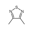 3,4-dimethyl-1,2,5-thiadiazole结构式