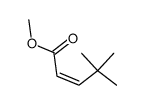 methyl cis-4,4-dimethyl-2-pentenoate结构式