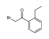 Ethanone, 2-bromo-1-(2-ethylphenyl)- (9CI) Structure