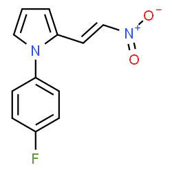 1H-Pyrrole,1-(4-fluorophenyl)-2-(2-nitroethenyl)-(9CI) Structure