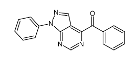 phenyl-(1-phenylpyrazolo[3,4-d]pyrimidin-4-yl)methanone结构式