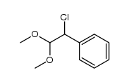α-chlorophenylacetaldehyde dimethyl acetal结构式