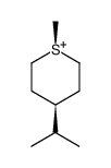 cis-4-Isopropyl-1-methylthianium结构式