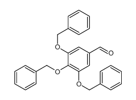 3,4,5-tris(phenylmethoxy)benzaldehyde结构式