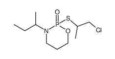 3-sec-Butyl-2-(2-chloro-1-methyl-ethylsulfanyl)-[1,3,2]oxazaphosphinane 2-oxide结构式