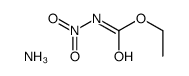 Nitrocarbamic acid ethyl ester ammonium salt Structure