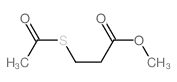 Propanoic acid,3-(acetylthio)-, methyl ester结构式