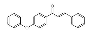 (E)-1-(4-phenoxyphenyl)-3-phenyl-prop-2-en-1-one结构式